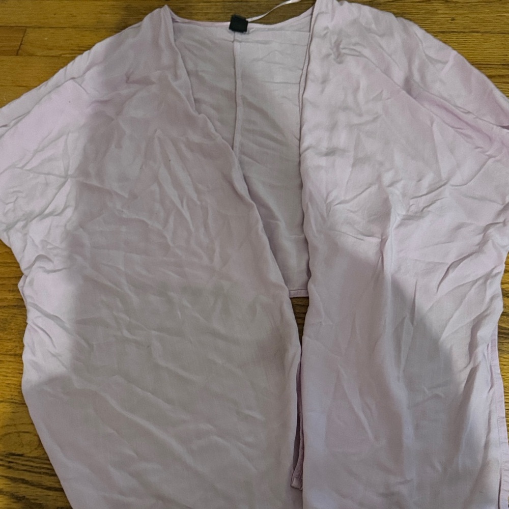 Wild Fable| Pastel Tie-Front Wrap Blouse - Picture 4 of 6